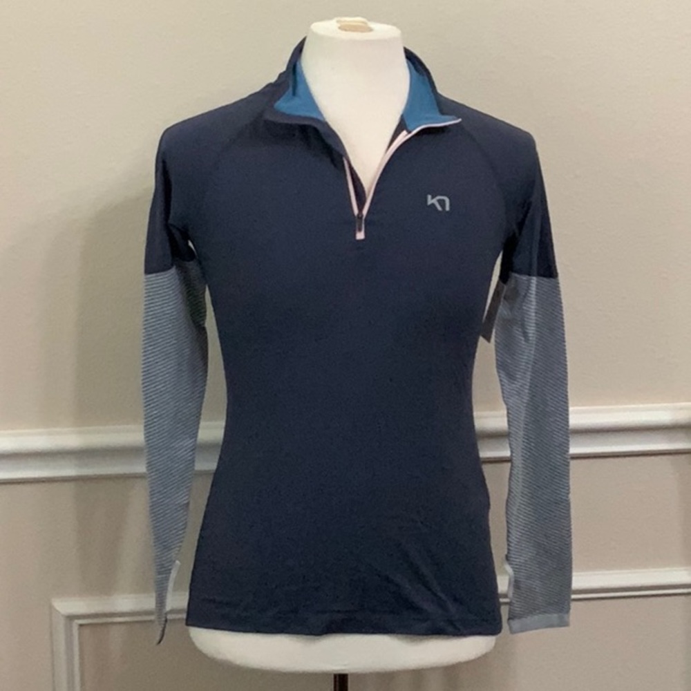 Kari Traa EVA 1/2 ZIP top - Marin